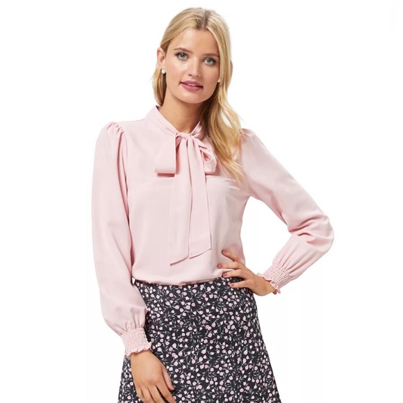 Review Tops - REVIEW ‘Keeley’ Blouse in Blush Pink, a Size 14